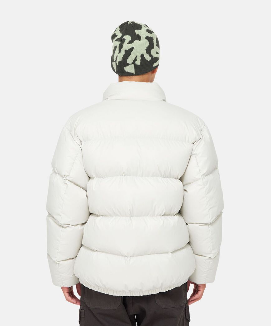 DOWN PUFFER JACKET,DARK BROWN, large image number 7