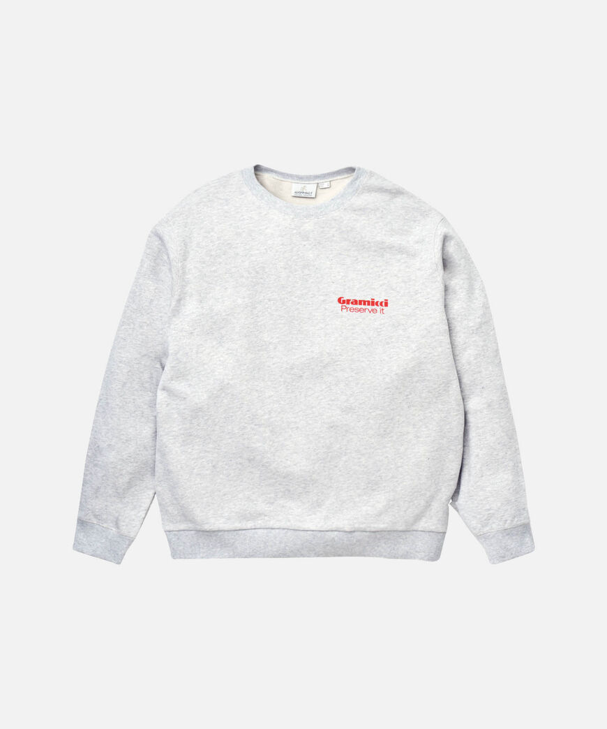PRESERVE IT SWEATSHIRT,GREY HEATHER, large image number 0