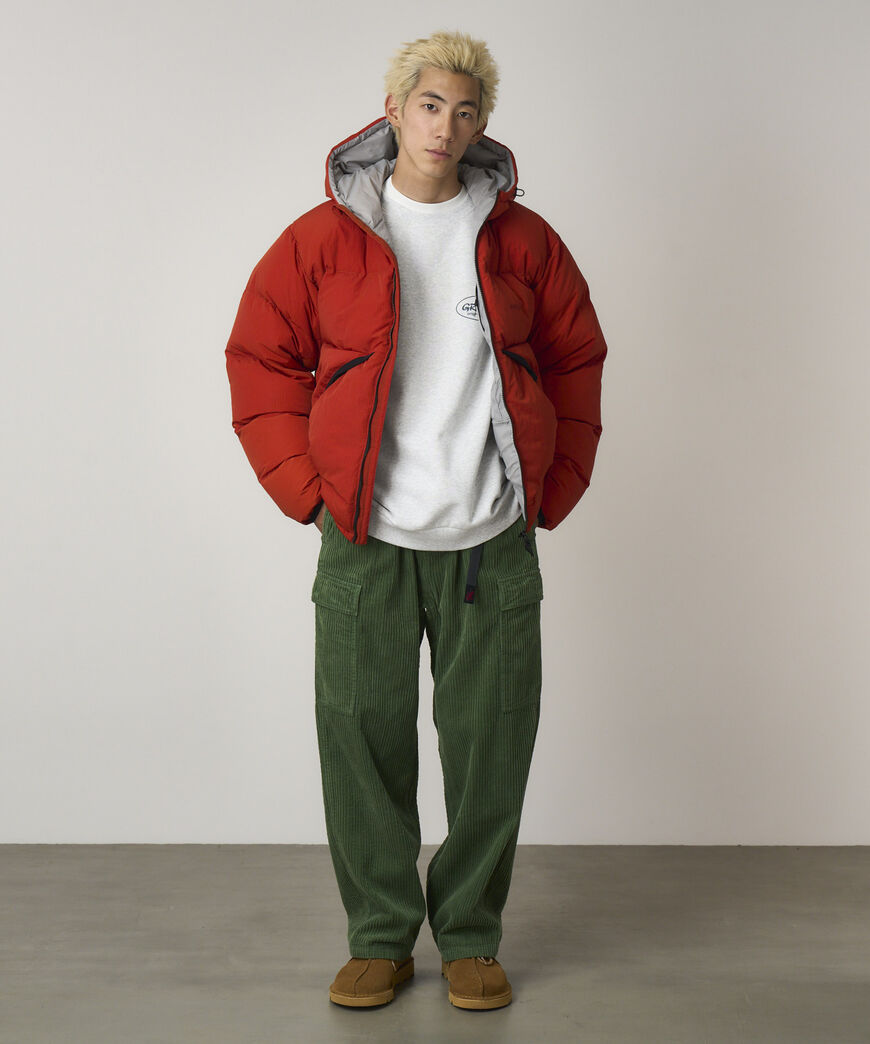 BROCKTON BIG CORDUROY PANT,PINE GREEN, large image number 2