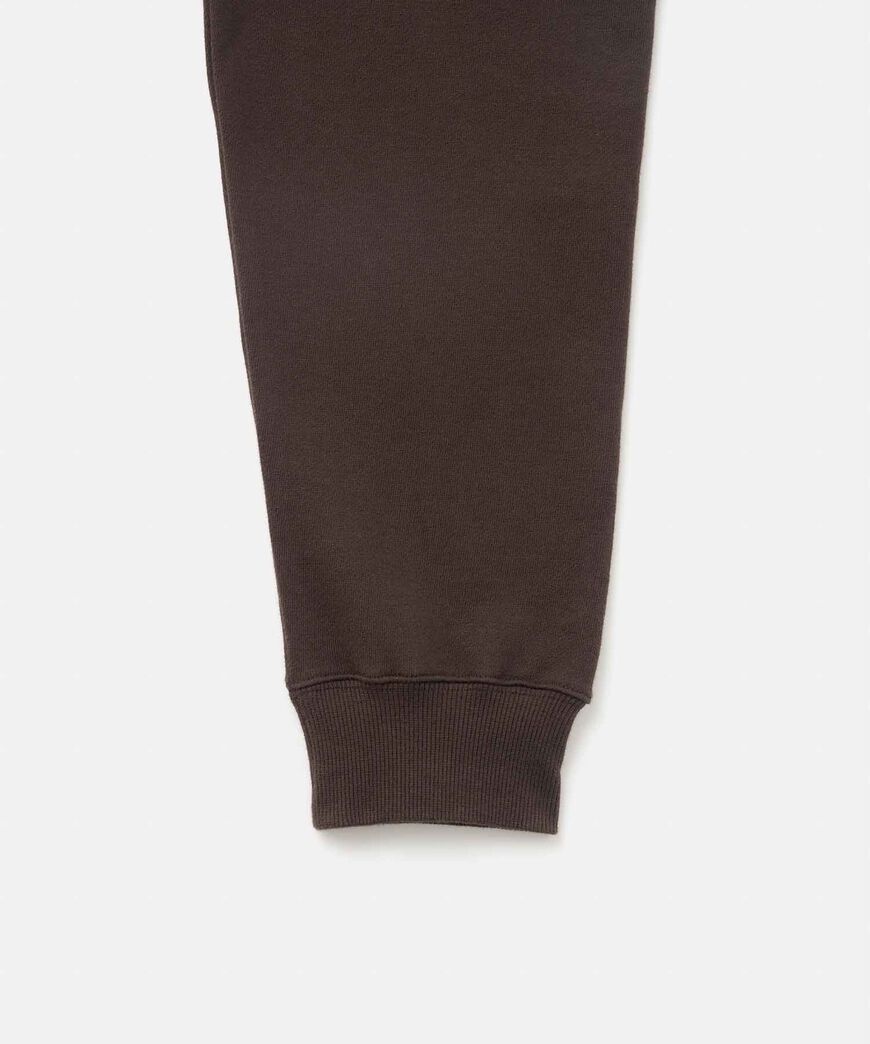 ONE POINT HOODED SWEATSHIRT,DARK BROWN, large image number 10