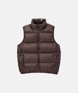 DOWN PUFFER VEST,DARK BROWN, small image number 0
