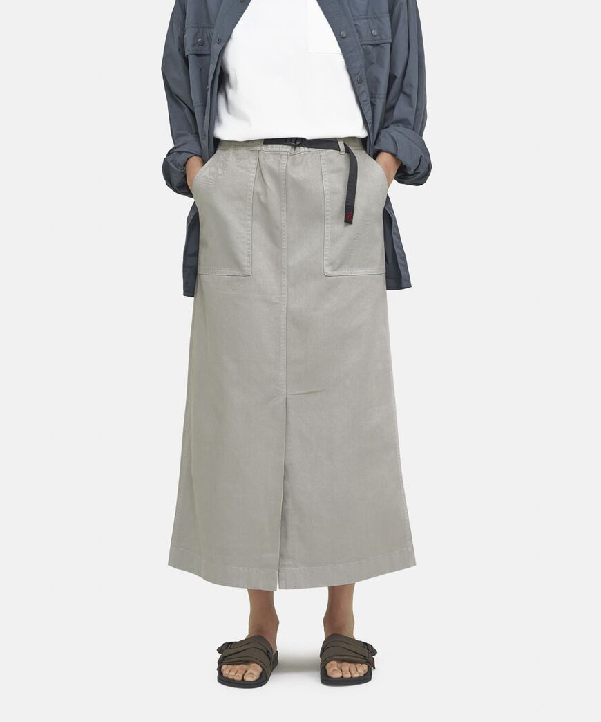 LONG BAKER SKIRT,US CHINO, large image number 4