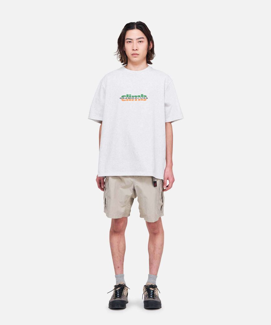 CLIMB TEE,GREY HEATHER, large image number 2