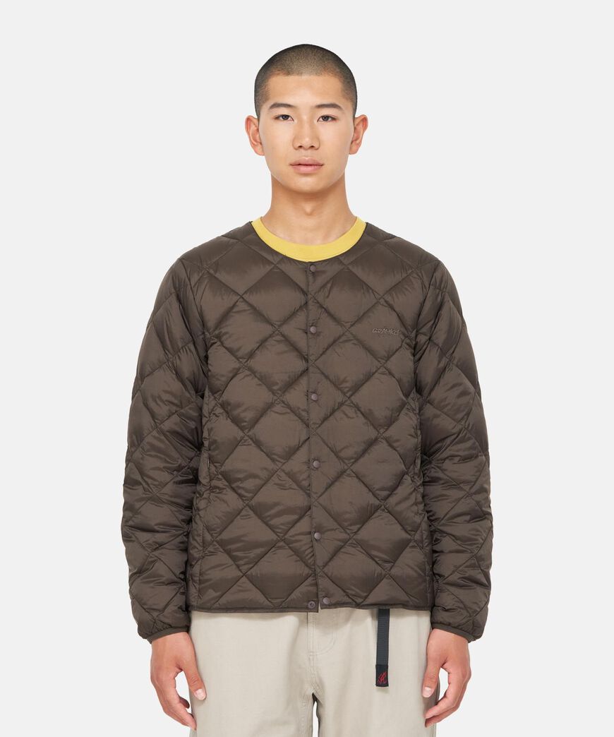 INNER DOWN JACKET,DARK BROWN, large image number 6