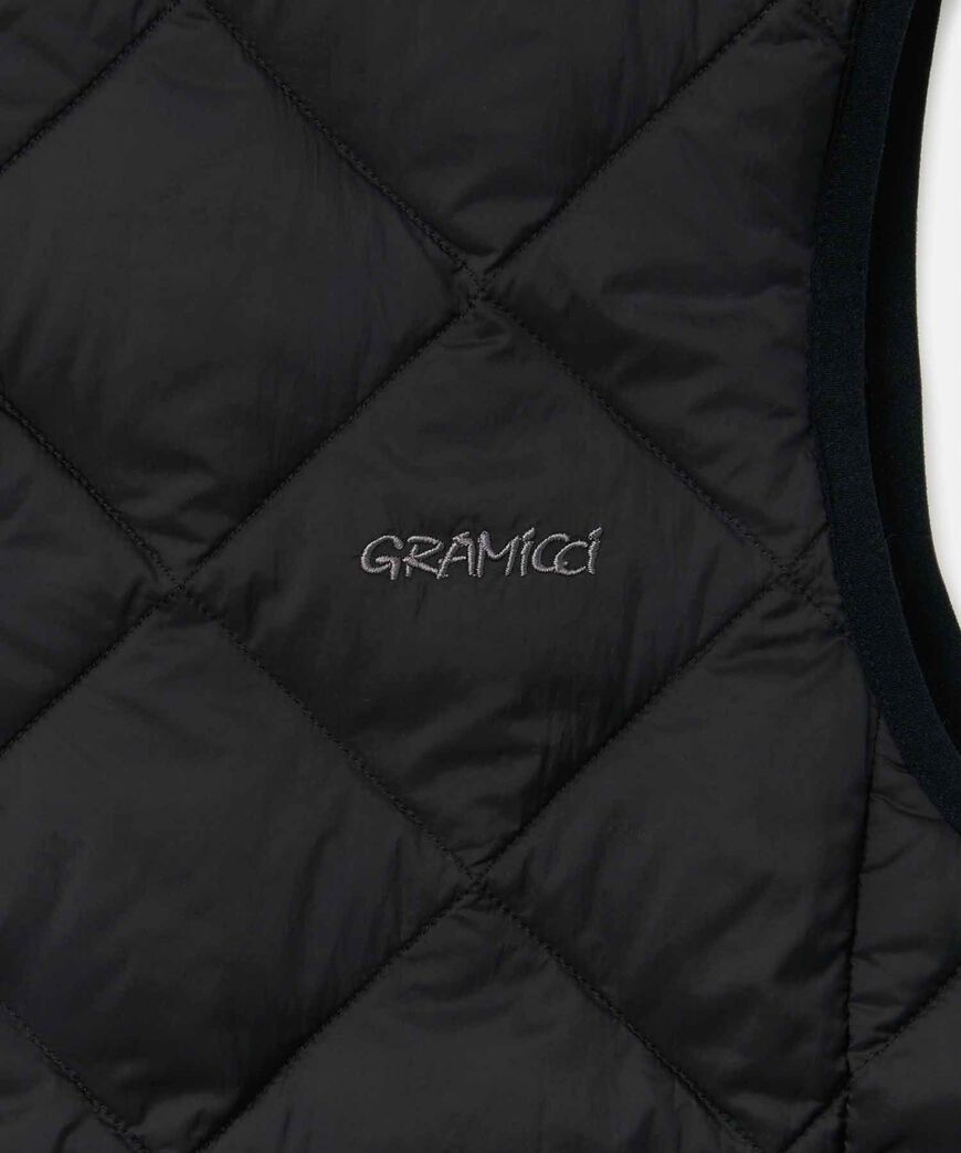 INNER DOWN VEST,STONE GREY, large image number 10