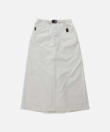 JAPANESE DENIM SKIRT,STONE, medium