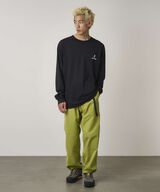 ONE POINT LOGO L/S TEE,BLACK, small image number 1