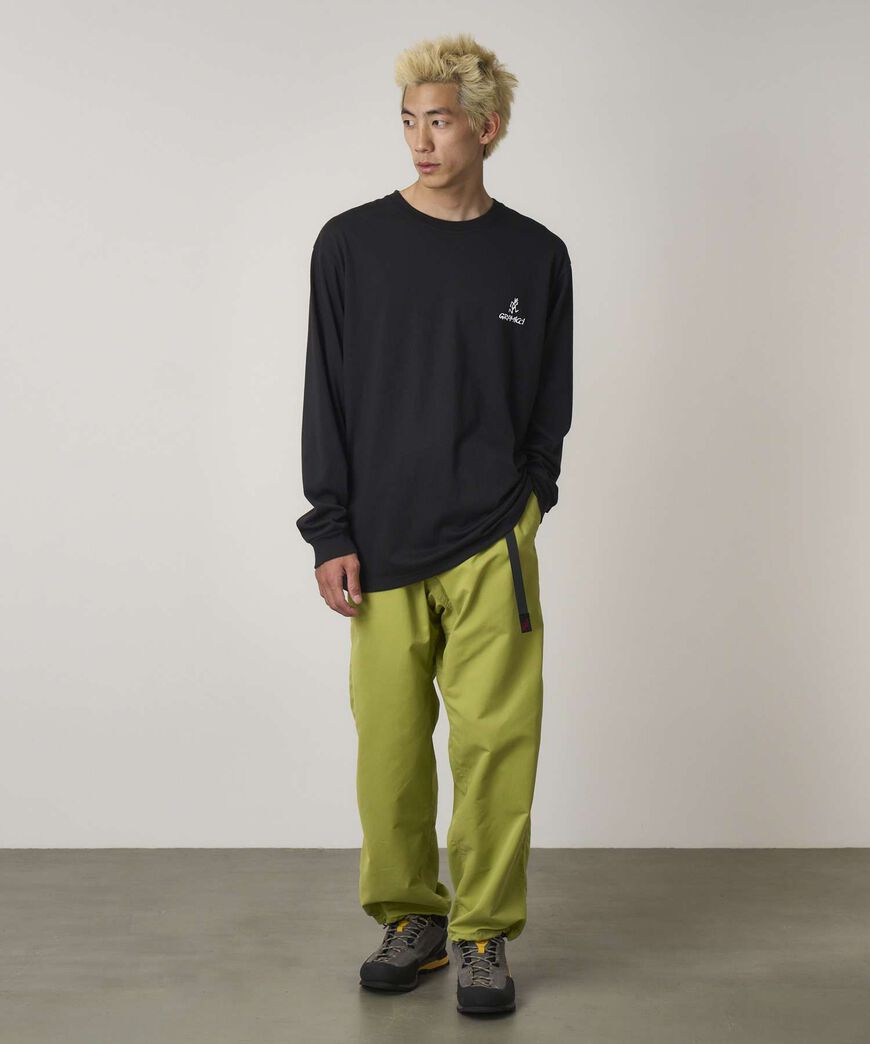 ONE POINT LOGO L/S TEE,BLACK, large image number 1