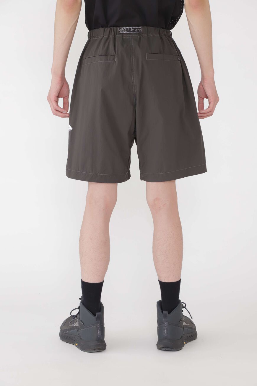 BRUSHED NYLON SHORT,CHARCOAL, large image number 7