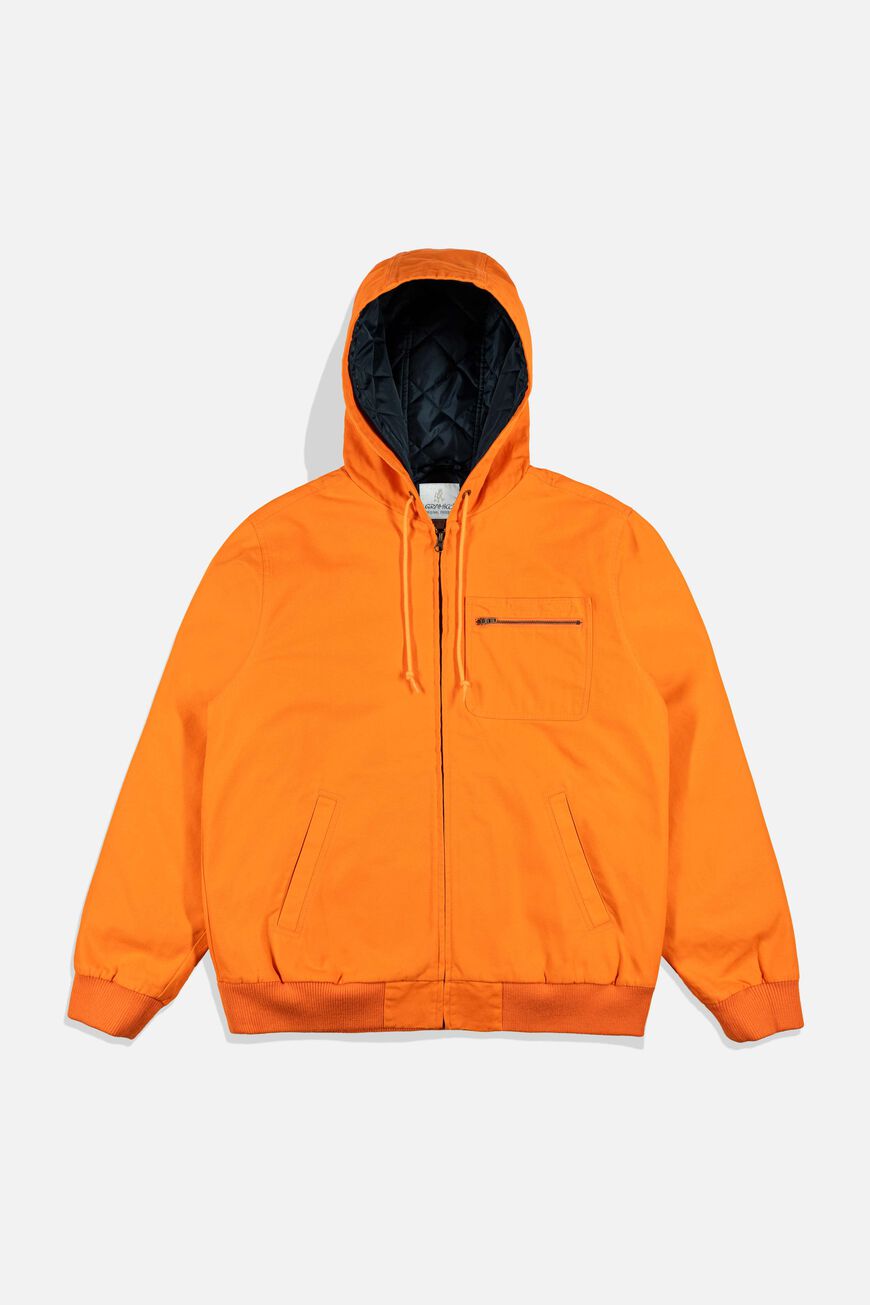 CANVAS WORK JACKET,HUNTING ORANGE, large image number 0