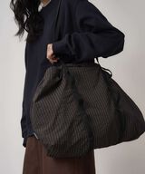 PLAID CLIMBING TOTE,DEEP BROWN, small image number 1