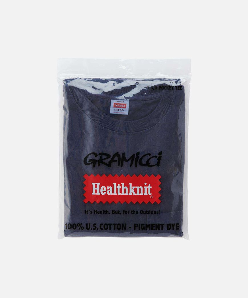 Healthknit S/S POCKET TEE,PIGMENT BLUE, large image number 1