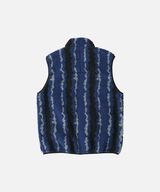 RIPPLE SHERPA VEST,NAVY RIPPLE, small image number 1