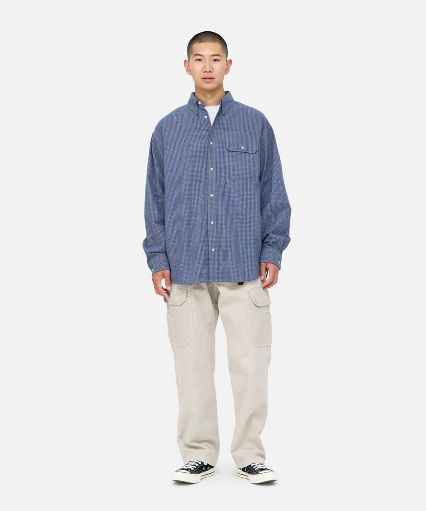 CHECKERED STANCE SHIRT,SIERRA CHECK MINT, large image number 2
