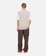 KNIT VEST,NATURAL, small image number 3