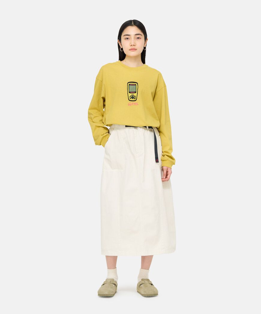 GPS L/S TEE,WHITE, large image number 2