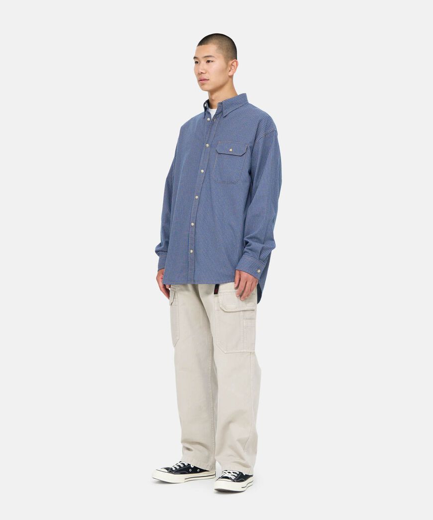 CHECKERED STANCE SHIRT,SIERRA CHECK MINT, large image number 4