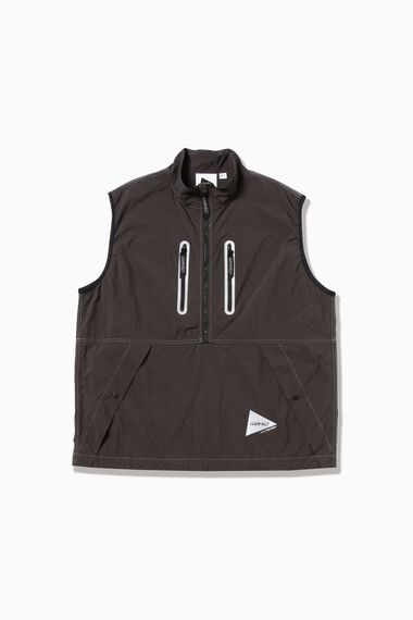 BRUSHED NYLON VEST,, medium