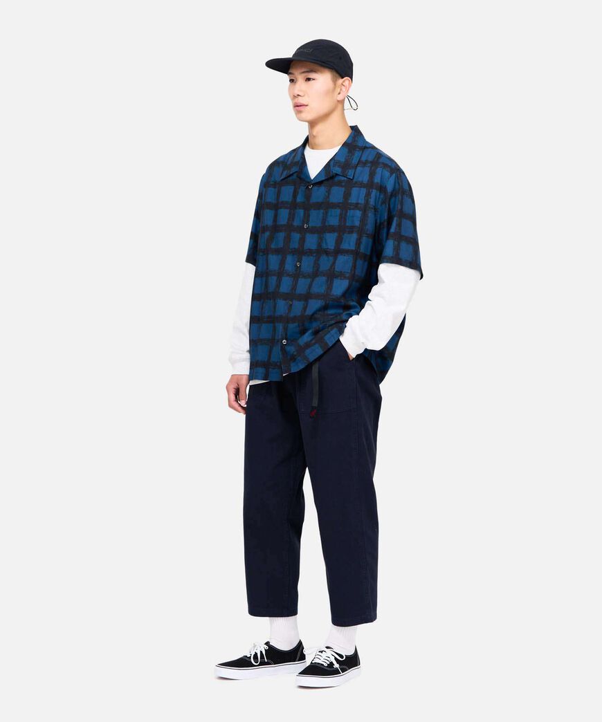 LOOSE TAPERED PANT,DOUBLE NAVY, large image number 3