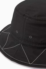 ZIGZAG STITCH HAT,BLACK, small image number 5