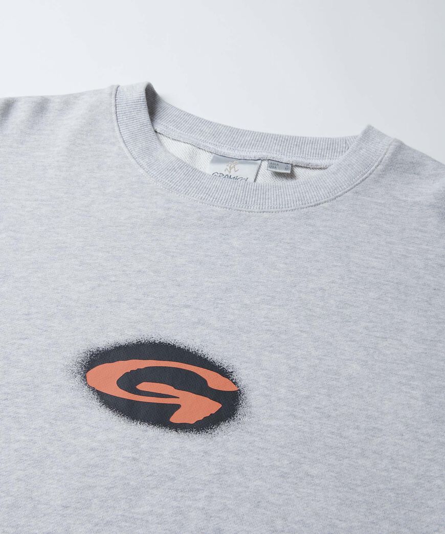 G-BLUR SWEATSHIRT,BLUE, large image number 2