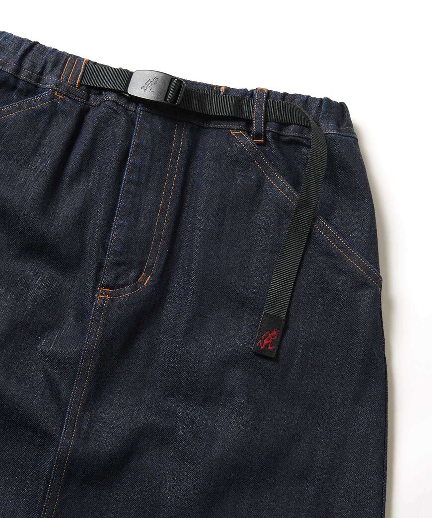 JAPANESE DENIM SKIRT,INDIGO, large image number 8
