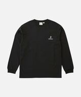 ONE POINT LOGO L/S TEE,BLACK, small image number 0
