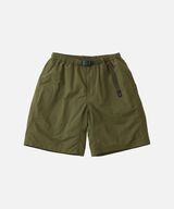 NYLON LOOSE SHORT,DEEP OLIVE, small image number 0