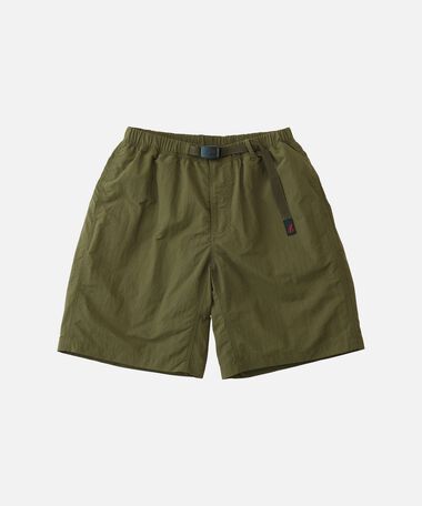NYLON LOOSE SHORT,DEEP OLIVE, medium