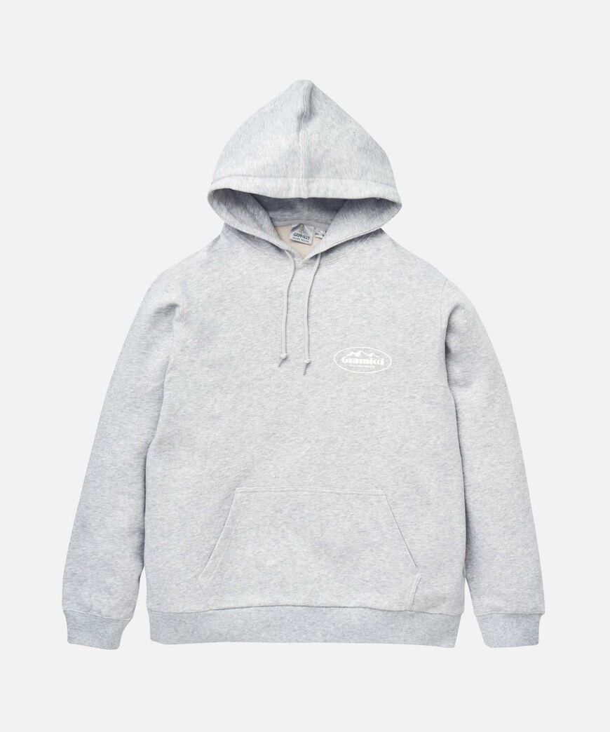 MOUNTAINEERING HOODED SWEATSHIRT,GREY HEATHER, large image number 0