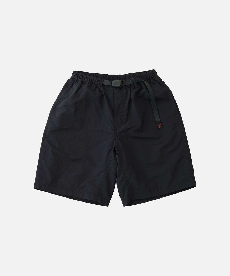 NYLON LOOSE SHORT,BLACK, large image number 0