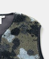 JQ TAPE FLEECE VEST,CAMO, small image number 12