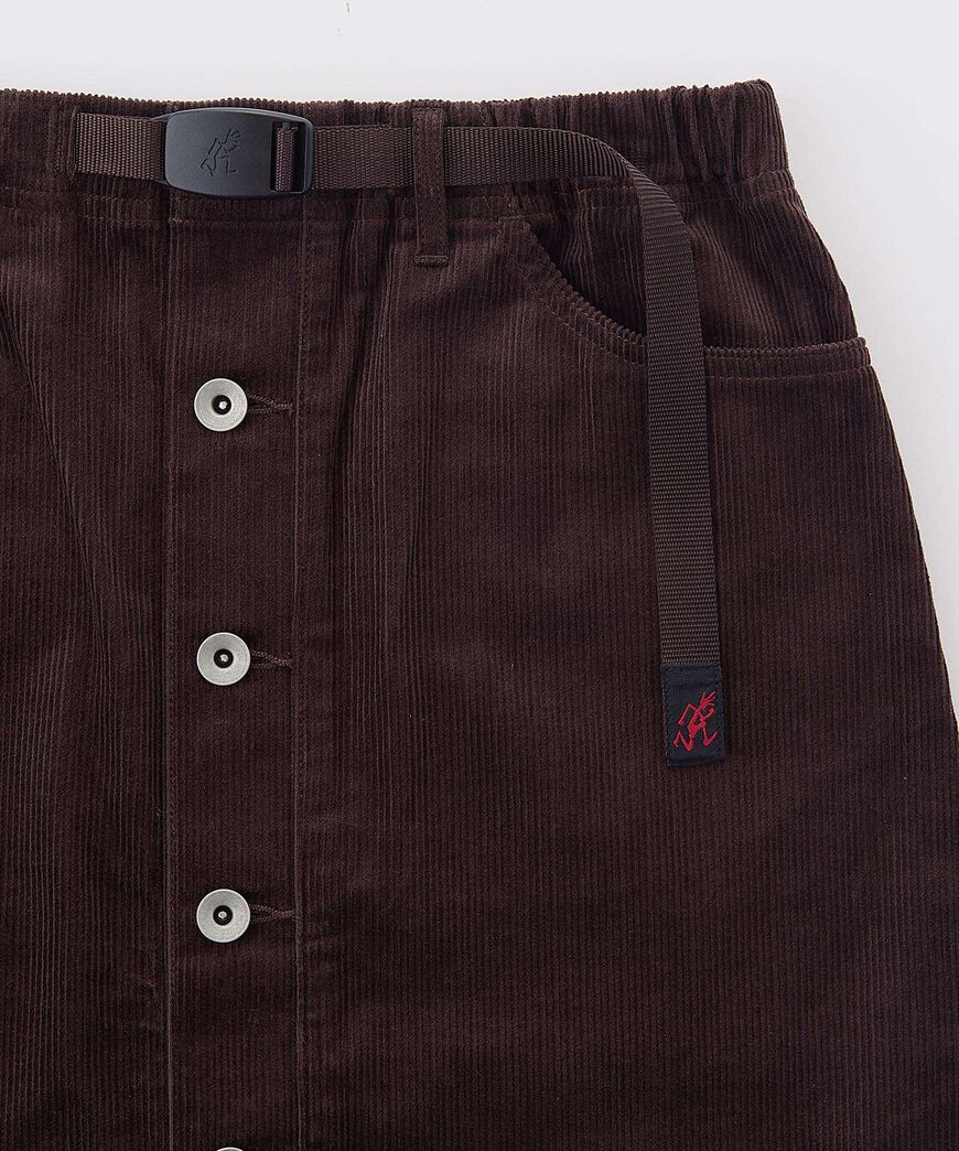BUTTONED DOWN MIDI SKIRT,CAMEL, large image number 3