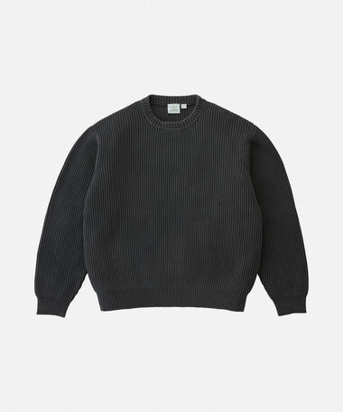 COTTON KNIT SWEATER,GREY, medium