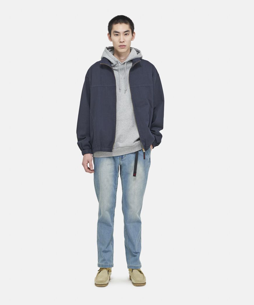 STRETCH DENIM NN-PANT CROPPED,DARK USED, large image number 1