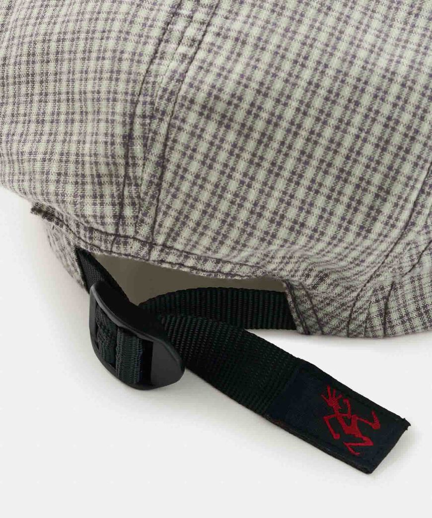 CHECKERED LONG BILL CAP,SIERRA CHECK NAVY, large image number 7