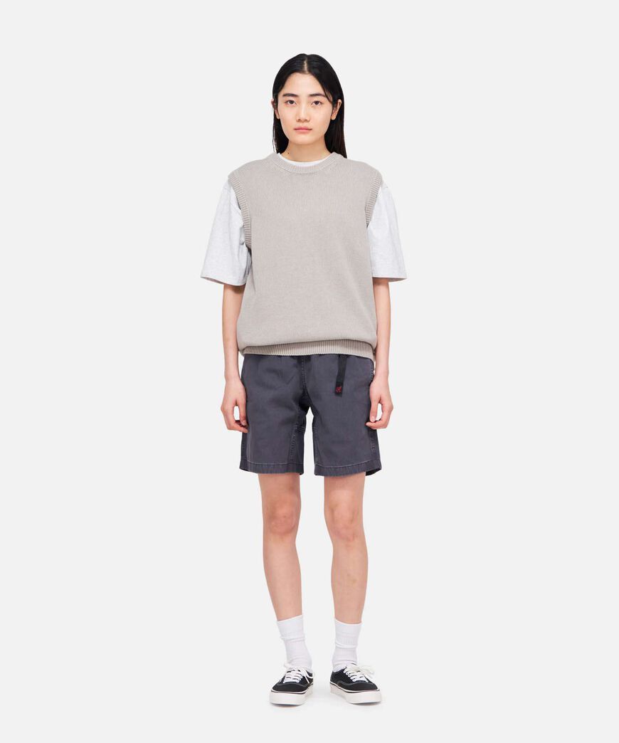 W’S G-SHORT PIGMENT DYED,FOSSIL GREY PIGMENT, large image number 1