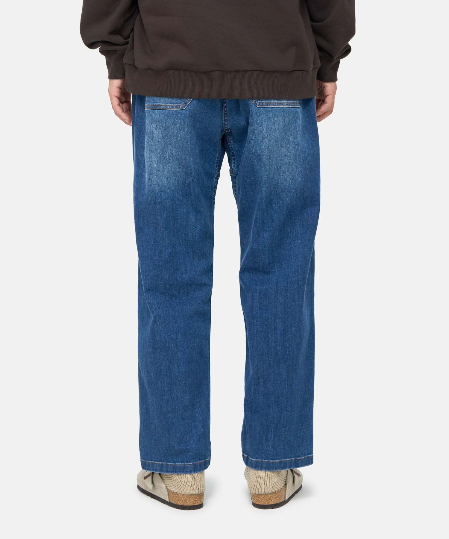STRETCH DENIM LOOSE TAPERED RIDGE PANT | GRAMICCI Official