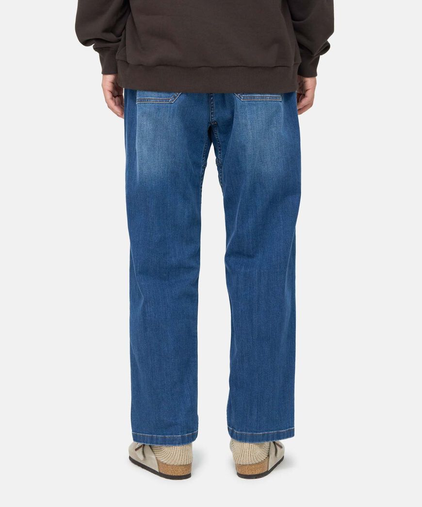 STRETCH DENIM LOOSE TAPERED RIDGE PANT,MEDIUM USED, large image number 5
