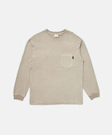 L/S POCKET TEE,LIGHT BEIGE, small image number 0