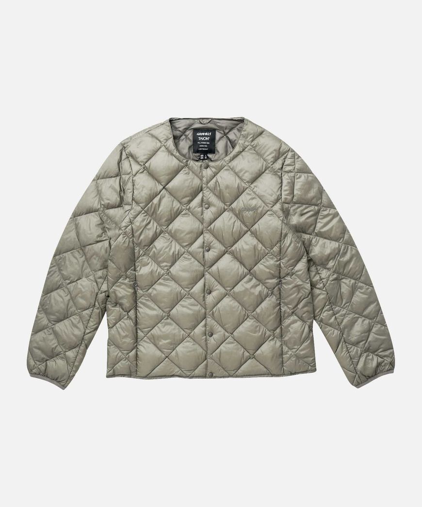 INNER DOWN JACKET,STONE GREY, large image number 0