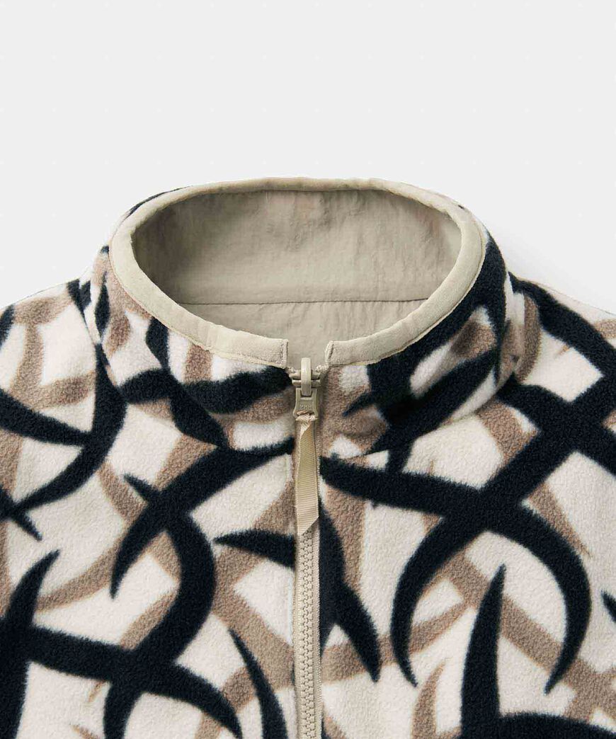 REVERSIBLE FLEECE VEST,BLACK, large image number 13