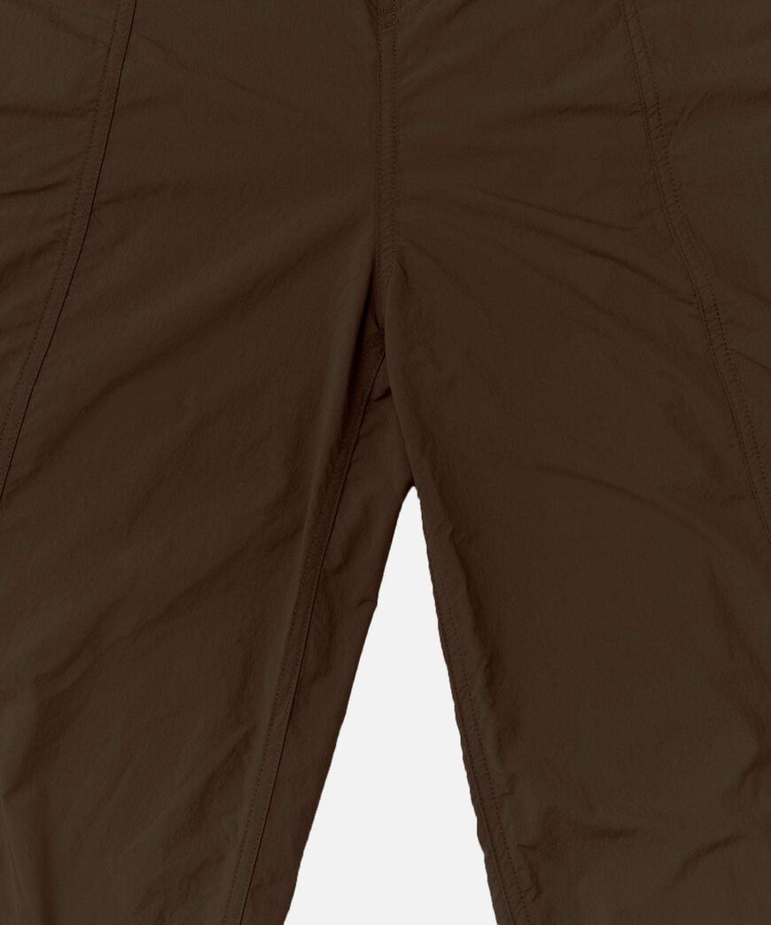 LOOSE BALLOON PANT,DEEP BROWN, large image number 9