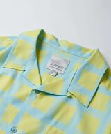 CHECKERD RAYON SHIRT,GLOW, small image number 7