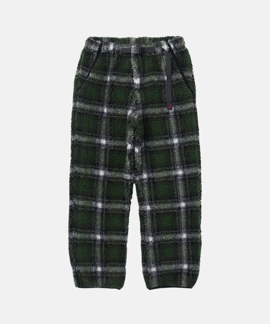 SHADOW PLAID SHERPA PANT,OLIVE SHADOW PLAID, large image number 0