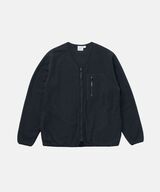 FLEECE CARDIGAN ZIP-UP,BLACK, small image number 0