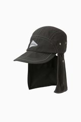 BRUSHED NYLON SUNSHADE CAP,CHARCOAL, small image number 0
