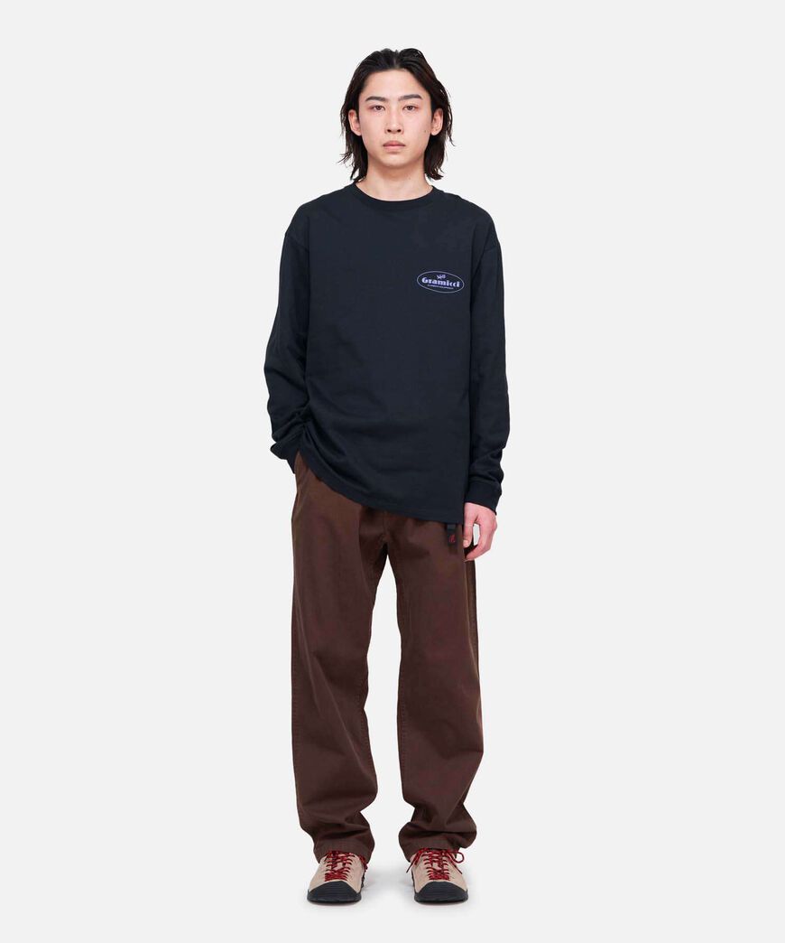 CLIMBING EQUIPMENT L/S TEE,VINTAGE BLACK, large image number 1
