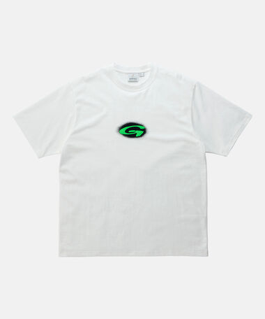 G-BLUR TEE,GREEN, medium