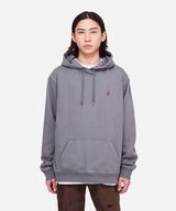 ONE POINT HOODED SWEATSHIRT,CHARCOAL PIGMENT, small image number 5